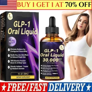 GLP-1 Abnehmen Fatburner Tropfen Nahrungsergänzung Abnehmen Tropfen 30ml - Bild 1 von 12