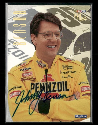 Johnny Benson 1997 Fleer Skybox ProFile Auto - Image 1 of 2
