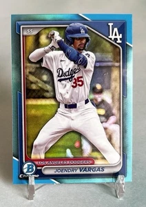 Joendry Vargas 2024 Bowman Draft Chrome #BDC-177 Sky Blue Refractor - Picture 1 of 4