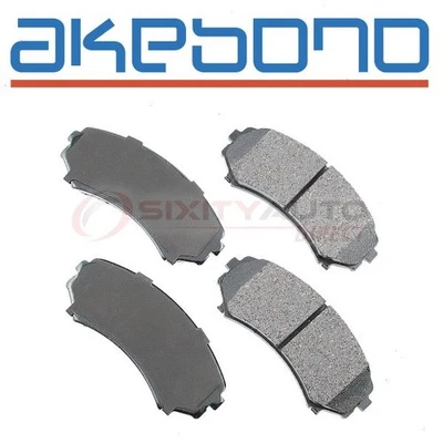 Akebono Pro-ACT Front Disc Brake Pad Set for 2003-2004 Isuzu Axiom - Braking xu - Imagem 1 de 4
