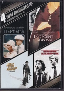 Robert Redford: 4 Film Favorites (DVD, 2013, 4-Disc Set) [J3] - Picture 1 of 2
