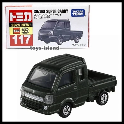 TOMICA 117 SUZUKI SUPER CARRY TRUCK 1/55 TOMY DIECAST CAR 2025 OCT NEW MODEL - Image 1 of 4