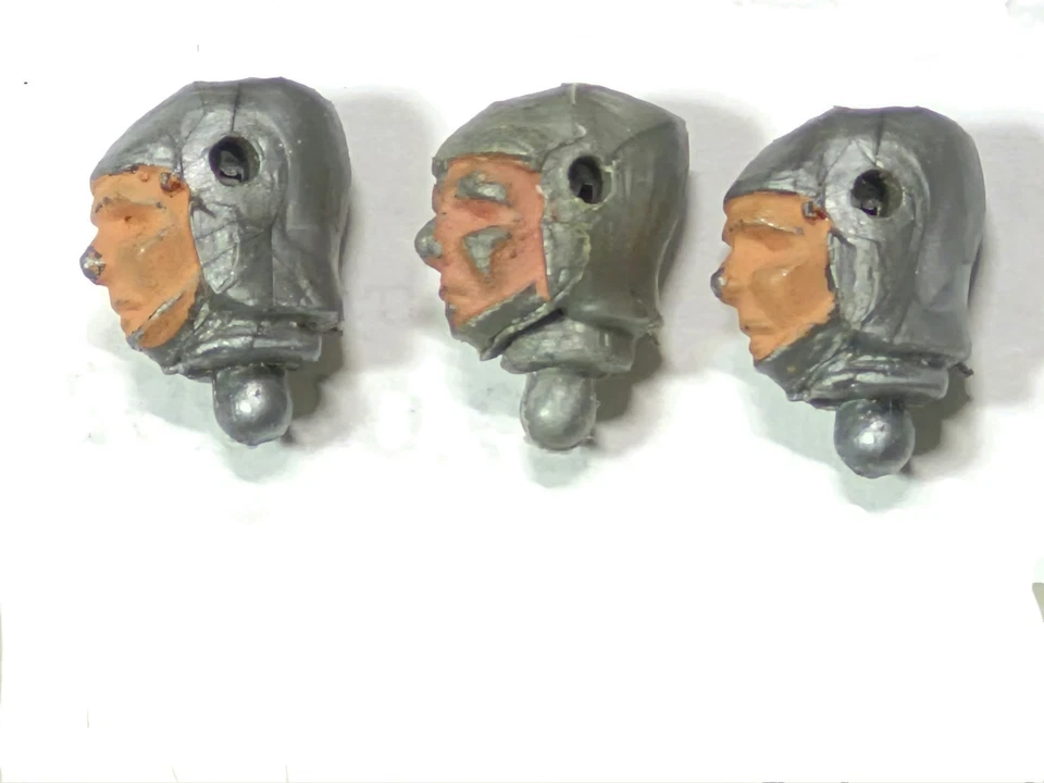 Vintage Britains Historic Series Swoppet Knights Heads 11/11 - Image 1 of 1