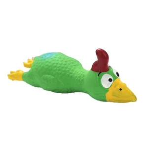 Mascota Perro Cachorro Gato Masticable Juguete Látex Natural Pollo Sonido Chirriante Jugar Juguetes Seguro - Imagen 1 de 1