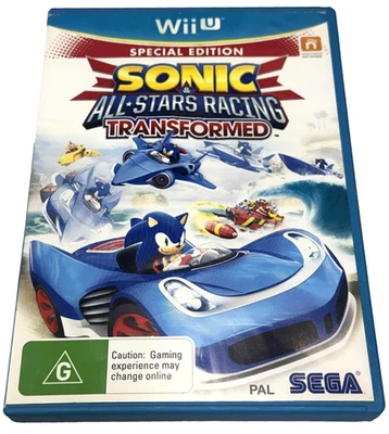 Sonic & All Stars Racing Transformed Nintendo Wii U PAL - Image 1 of 2