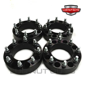 4 Wheel Spacers 8x6.5 Hubcentric 2" Thick 8 Lug Chevrolet to Ram Wheels - Picture 1 of 2
