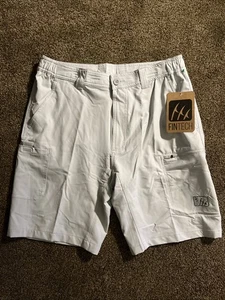 Neu mit Etikett Fintech 10" Submariner gewebte Shorts - gletschergrau Größe M * Stretch-Abfallband - Bild 1 von 14