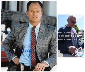 Foto firmada por Fred Dryer 8x10 prueba exacta certificado de autenticidad autografiada, sargento cazador Rick Hunter - Imagen 1 de 2