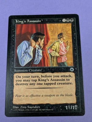MTG Magic the Gathering: Portal: King's Assassin #98 Rare - NM - Image 1 of 3