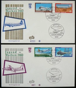 Germany Berlin FDC 1980 - Aviation. - Picture 1 of 1
