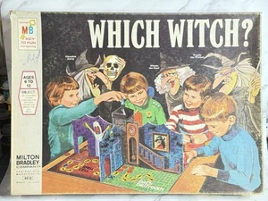 WHICH WITCH? Vintage 1970 board game Milton Bradley 100% Complete good box - Picture 1 of 23