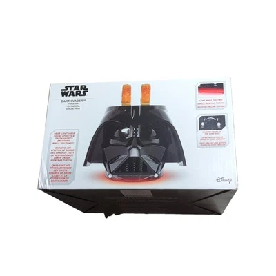 UNCANNY BRANDS Star Wars Darth Vader 2-Slice Toaster With Light Saber & Breathing Sound Effects
