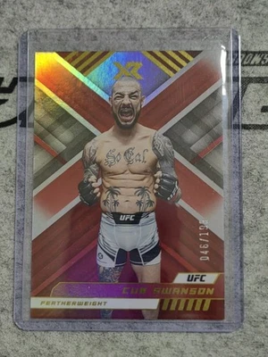 2023 Panini UFC Chronicles XR Cub Swanson #298 Red /199 - Image 1 of 2