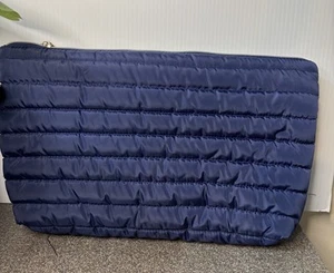Sonia Kashuk Makeup Travel Bag Nylon Puffer Navy - Picture 1 of 6