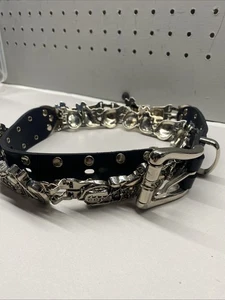 Motorrad Gürtel Kunstleder und Metall XL 40-42 - Bild 1 von 5