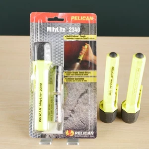 PELICAN MityLite 2340 Flashlight With Batteries + 1 that works + 1 that doesn't - Picture 1 of 13