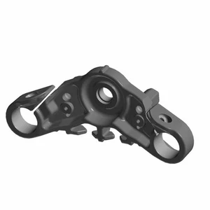 Polaris Triple Clamp, Upper, Black Gloss, Cardinal, Genuine OEM Part 5142936-658 - Picture 1 of 6