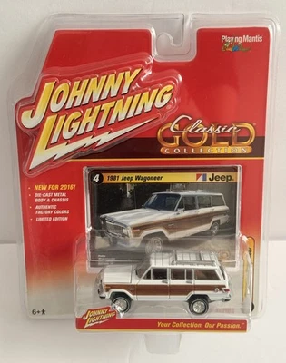 Jeep Wagoneer 1981 colección clásica dorada Johnny Lightning 2016 nuevo Foto 1 de 4