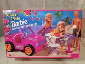 RARE 1995 Tropical Splash Barbie Weekend Barbecue. New Old Stock FACTORY SEALED! - Picture 1 of 7