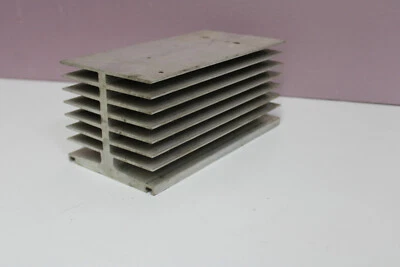 Dissipador de calor de alumínio ~ 10" L x 5" L x 4 1/2" A 7 aleta dupla #3 1A2 - Imagem 1 de 4