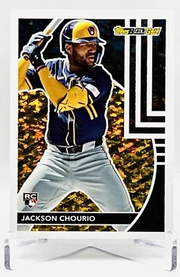 2024 Topps Update #BG-25 Jackson Chourio Black Gold RC Milwaukee Brewers - Image 1 of 2