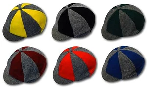 Traditional Multi Colour Wool Flannel School Uniform Caps - Many Adult Sizes - Picture 1 of 15
