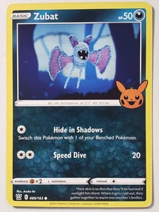 Zubat 089/163 NM - Trick Trade Battle Styles Pokemon Card - Asako Ito Crocheted - Picture 1 of 3