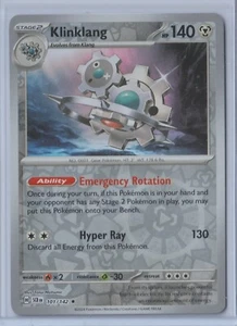 Pokémon 2024 STELLAR CROWN KLINLANG 101/142 MINT Never Played REVERSE HOLO - Bild 1 von 1