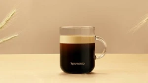 1 Nespresso Konstantin Grcic tempered glass Espresso coffee Cup/Saucer 80ml - Picture 1 of 8