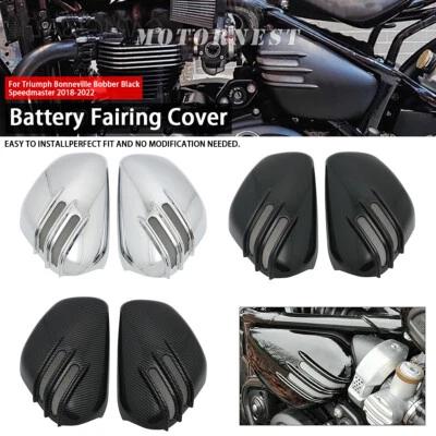 Battery Side Fairing Cover For Triumph Bonneville Bobber Black Speedmaster 18-22 - Image 1 of 4