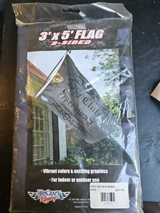 NASCAR Track Flag AUTO CLUB SPEEDWAY 3x5 2 lati nuovo California Wincraft nero - Foto 1 di 3