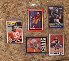 (5) Roger Craig 1984 Topps Rookie card RC 1985 1990 1991 Score Pro Upper 49ers 