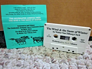 JACK PALANCE Celebrated Jumping Frog Calavares cassette tape Mark Twain 1993 - Picture 1 of 1
