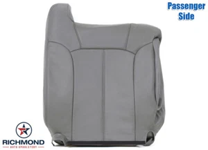 Chevy Suburban Tahoe 2000 4x4 - lateral del pasajero magro trasero cuero cubierta de asiento gris - Imagen 1 de 9