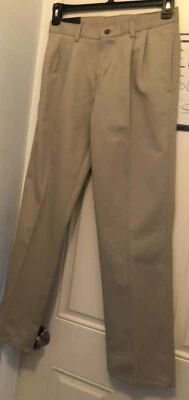 Pantalones caqui de rendimiento aprobado por la escuela Chaps para niños talla 18 regular Foto 1 de 4