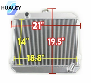 3 Rows Aluminum Radiator For 1974-1979 Datsun 510 720 620 610 200B L20B 2.0L L4 - Picture 1 of 7