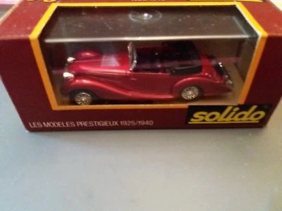 MODELLINO AUTO AGE D'OR SOLIDO 1/43 NUOVO DELAHAYE 78 135M FIGONI FALASCHI RED - Immagine 1 di 2