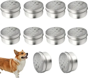 Naisfei 10 Pcs Dog Scent Work Tins, Nose Tool, Scent Training Holder, Dog Scent - Picture 1 of 12