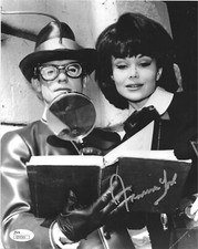 Francine York Signed 8x10 Batman Villain 'Lydia Limpet' Autograph Bookworm JSA