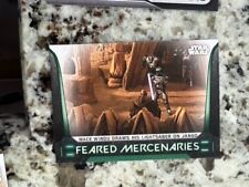 2021 TOPPS STAR WARS BOUNTY HUNTERS FEARED MERCENARIES JANGO FETT #I-J7