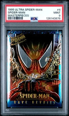 1995 FLEER ULTRA SPIDER-MAN MASTERPIECES #4 SPIDER-MAN PSA 9 - Image 1 of 2