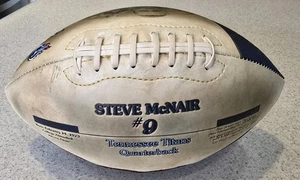 Steve McNair Titans NFL Fotoball Sports Logo Football #9 - siehe Beschreibung - Bild 1 von 7