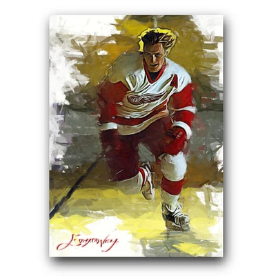Sergei Fedorov #6 Art Card Limited 25/50 Edward Vela Signed (Detroit Red Wings) - Image 1 of 2