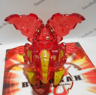 Bakugan Rubanoid Red Pyrus Translucent Baku Tech 540G - see note - Image 1 of 4