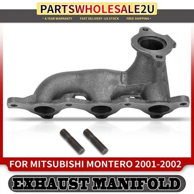 Colector de escape lateral izquierdo conductor para Mitsubishi Montero 2001-2002 3,5 L GAS SOHC Foto 1 de 4