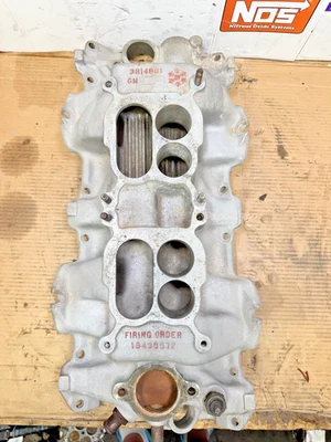 1962-64 CHEVY GM 409 2X4 DUAL QUAD FACTORY OEM INTAKE MANIFOLD 3814881 - Image 1 of 4