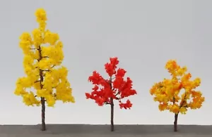 Rokuhan S002 Z / N Tree Set #2 Autumn Leaves (36pcs) - Picture 1 of 4