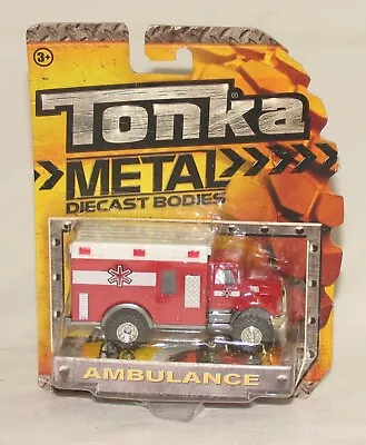 Tonka red ambulance 3" long metal cast bodies edition - Image 1 of 2