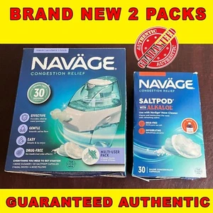 Navage Nasal Care Saline Nasal Irrigation Multi-User Includes 30 SaltPod +30PK - Picture 1 of 1
