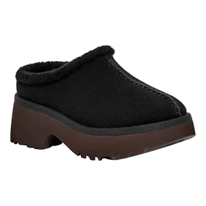 Womens UGG New Heights Cozy Clog - Black Suede, Size 7 US [1162520] - Picture 1 of 7